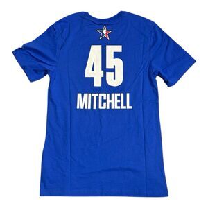 Nike NBA All‑Star Donovan Mitchell #45 Blue Tee Shirt Men's Small NWT $40